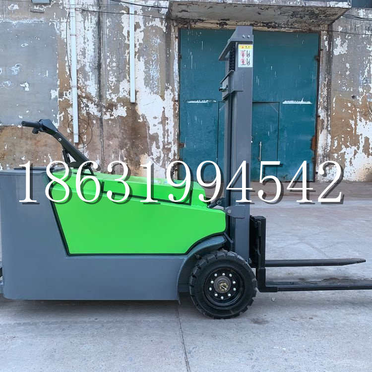洛浦县小型电动叉车1吨2吨步行站驾式电瓶堆高充电装卸车液压升降车铲车